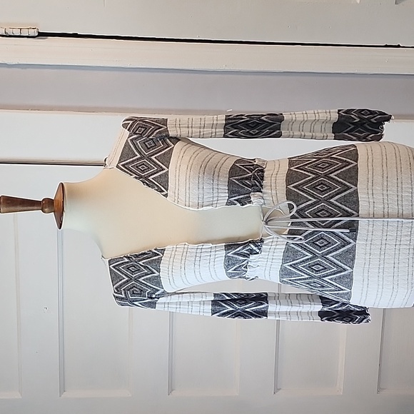 Vitamin A Chevron Maxi Swim Cover-up, Size S - Picture 4 of 14